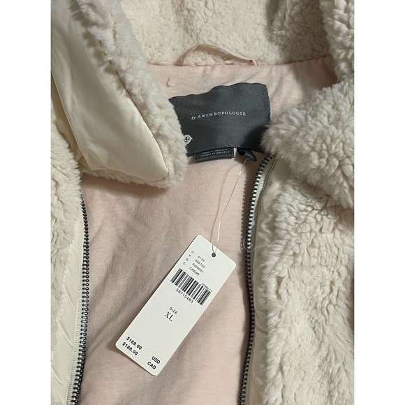 Anthropologie Skye Sherpa Jacket NWT XL - Picture 7 of 11